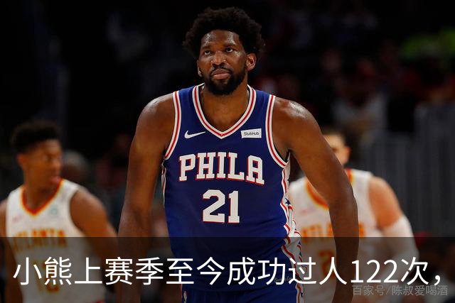 小熊上赛季至今成功过人122次，五大联赛同期最多